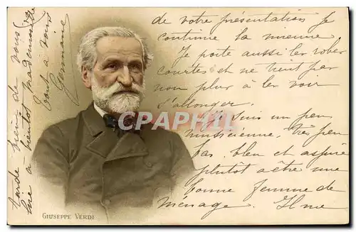 Cartes postales Guiseppe Verdi