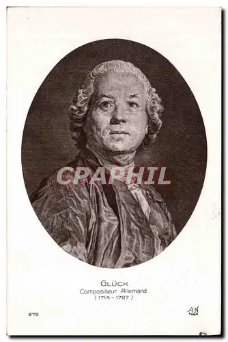 Cartes postales Gluck 1714 1787