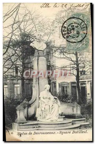 Cartes postales Statue de Desrousseaux Square Dutilleul