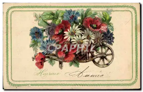 Cartes postales Fantaisie Fleurs