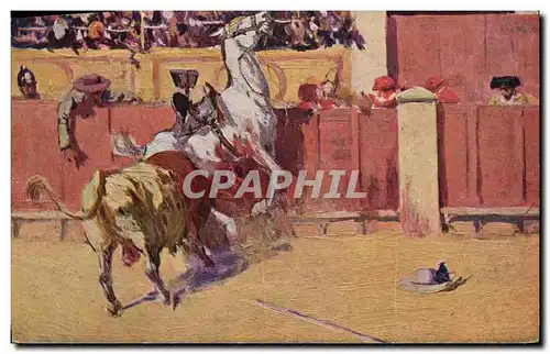 Cartes postales Corrida Course de taureaux Bertuchi