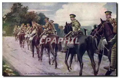 Cartes postales Militaria Anglais allant au front