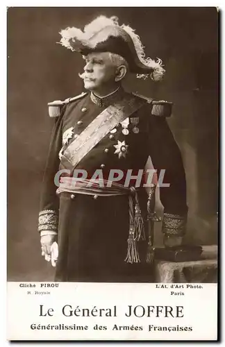 Cartes postales Militaria General Joffre