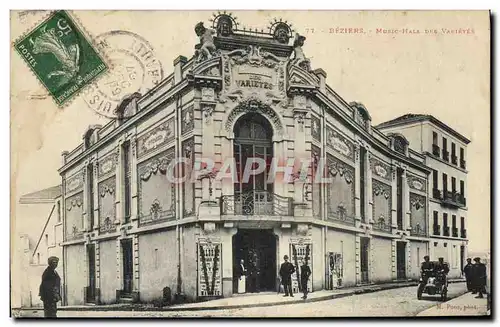 Cartes postales Theatre Beziers Music Hall des Varietes
