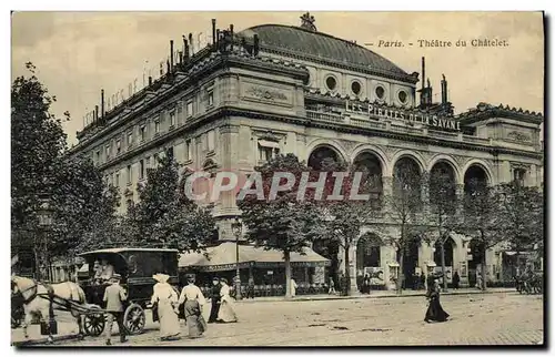 Cartes postales Theatre du Chatelet Paris