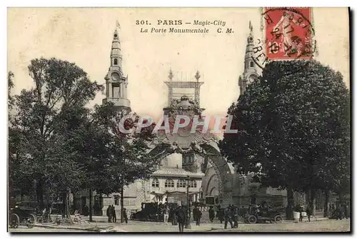 Cartes postales Theatre Paris Magic City La porte monumentale