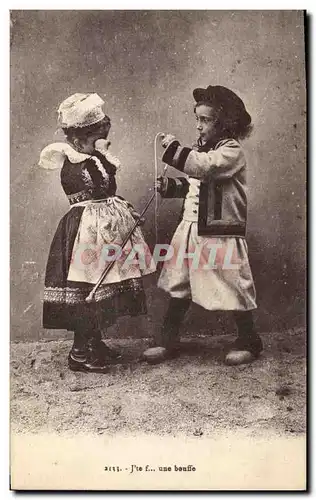 Ansichtskarte AK Folklore Enfants Bretagne