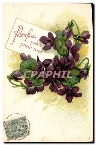 Cartes postales Fantaisie Fleurs