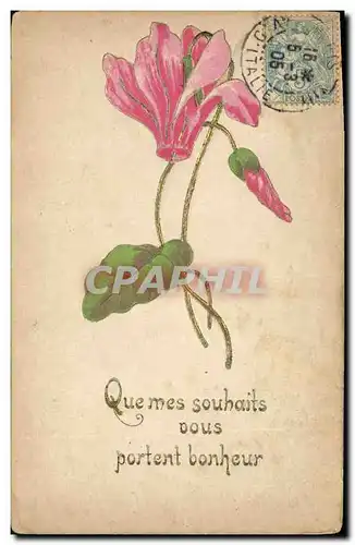 Cartes postales Fantaisie Fleurs