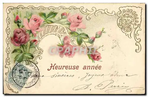 Cartes postales Fantaisie Fleurs