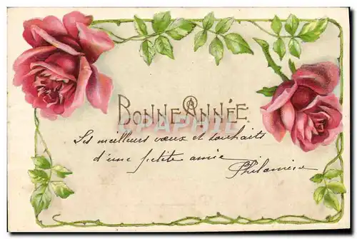 Cartes postales Fantaisie Fleurs