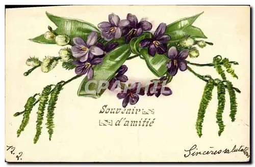 Cartes postales Fantaisie Fleurs