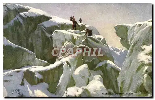 Cartes postales Alpinisme Ascension du Mont Blanc