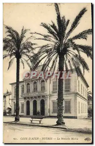 Cartes postales Palmiers Palmier Hyeres La nouvelle mairie