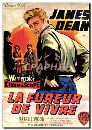 Ansichtskarte AK Cinema La fureur de vivre James Dean Natalie Wood Nicholas Ray