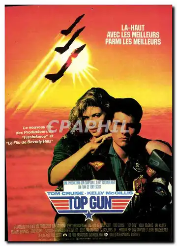 Cartes postales Cinema Top Gun Tom Cruise Kelly McGillis
