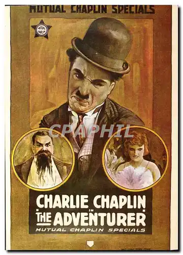 Ansichtskarte AK Cinema Charlie Chaplin The Adventurer