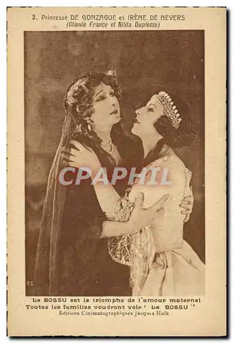 Cartes postales Cinema Princesse de Gonzague et Irene de Nevers Le Bossu
