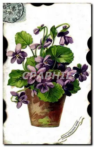 Cartes postales Fantaisie Fleurs