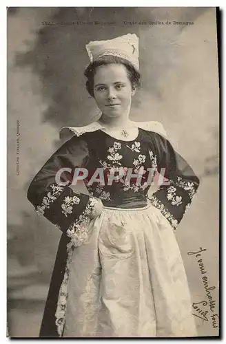 Cartes postales Folklore Jeune fille de Bannalec