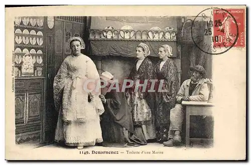 Cartes postales Folklore Douarnenez Toilette d&#39une mariee