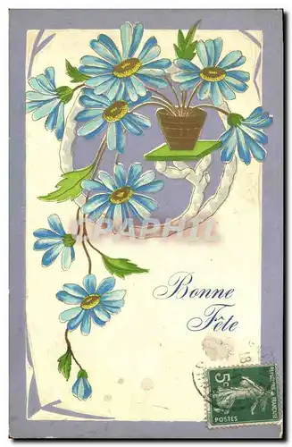 Cartes postales Fantaisie Fleurs