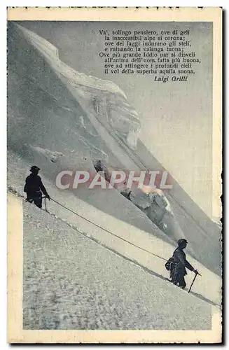 Cartes postales Alpinisme