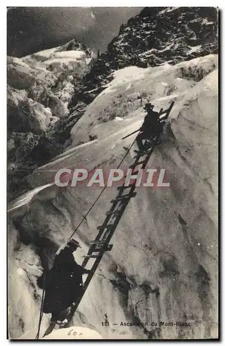 Cartes postales Alpinisme Ascension du Motn Blanc