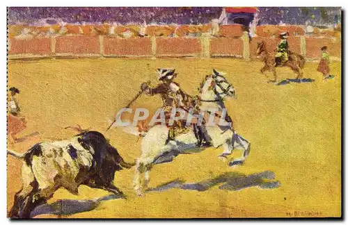 Cartes postales Corrida Course de taureaux Bertuchi