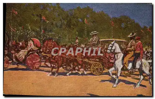 Cartes postales Corrida Course de taureaux Bertuchi