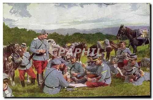 Cartes postales Militaria Une bonne partie Cartes