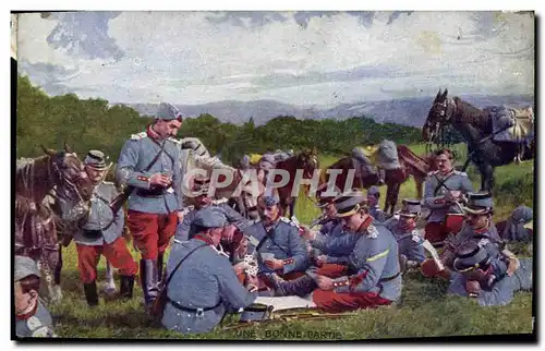 Cartes postales Militaria Une bonne partie de cartes