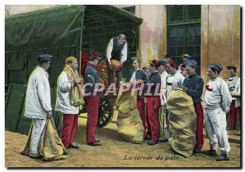 Ansichtskarte AK Militaria La corvee de pain