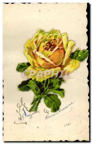 Cartes postales Fantaisie Fleurs