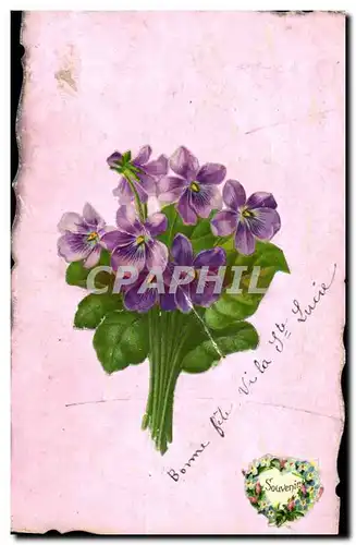 Cartes postales Fantaisie Fleurs