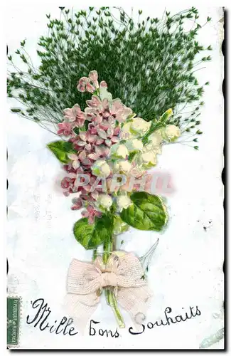 Cartes postales Fantaisie Fleurs