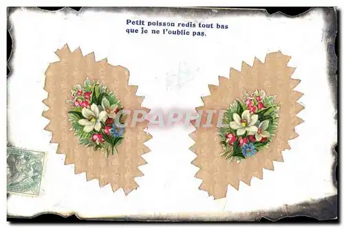 Cartes postales Fantaisie Fleurs
