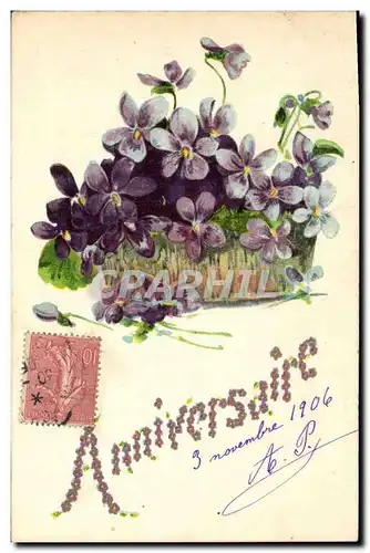 Cartes postales Fantaisie Fleurs