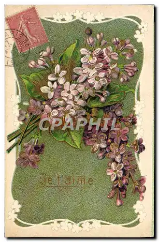 Cartes postales Fantaisie Fleurs