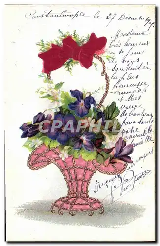 Cartes postales Fantaisie Fleurs