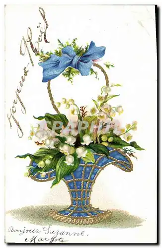 Cartes postales Fantaisie Fleurs