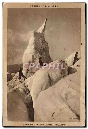 Cartes postales Alpinisme Ascension du Mont Blanc