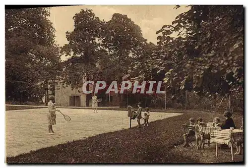 Ansichtskarte AK Tennis Salies de Bearn Hotel du chateau Le tennis de l&#39hotel