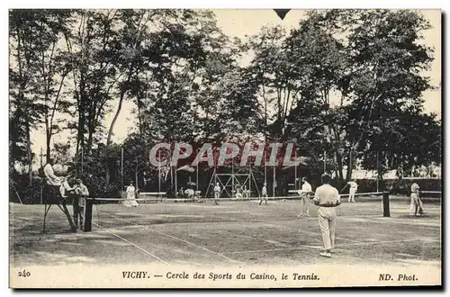 Cartes postales Vichy Cercle des sports du casino Le Tennis