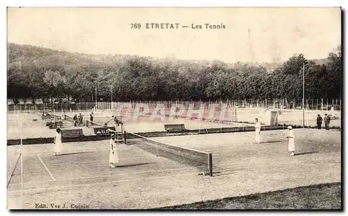 Cartes postales Etretat Les Tennis