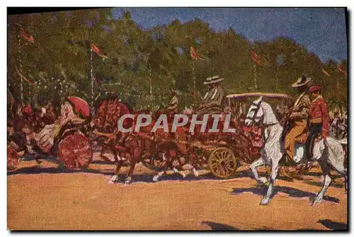 Cartes postales Corrida Course de taureaux Bertuchi