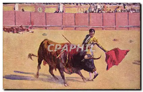 Cartes postales Corrida Course de taureaux Bertuchi