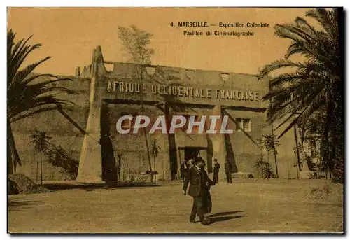 Ansichtskarte AK Cinema xposition coloniale de Marseille Pavillon du Cinematographe