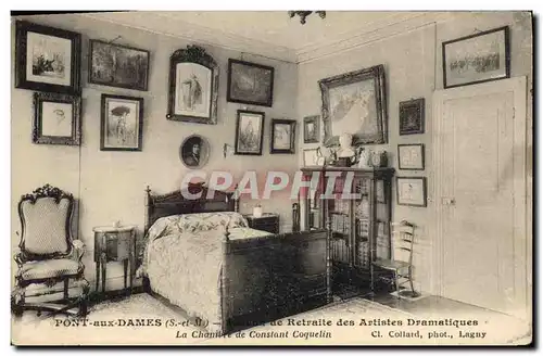 Cartes postales Cinema Pont aux Dames Maison de retraite des artistes dramatiques La chambre de Constant Coqueli