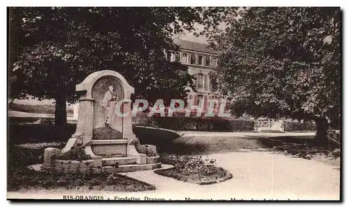 Cartes postales Cinema Ris Orangis Fondation Dranem Monument aux morts des artistes lyriques